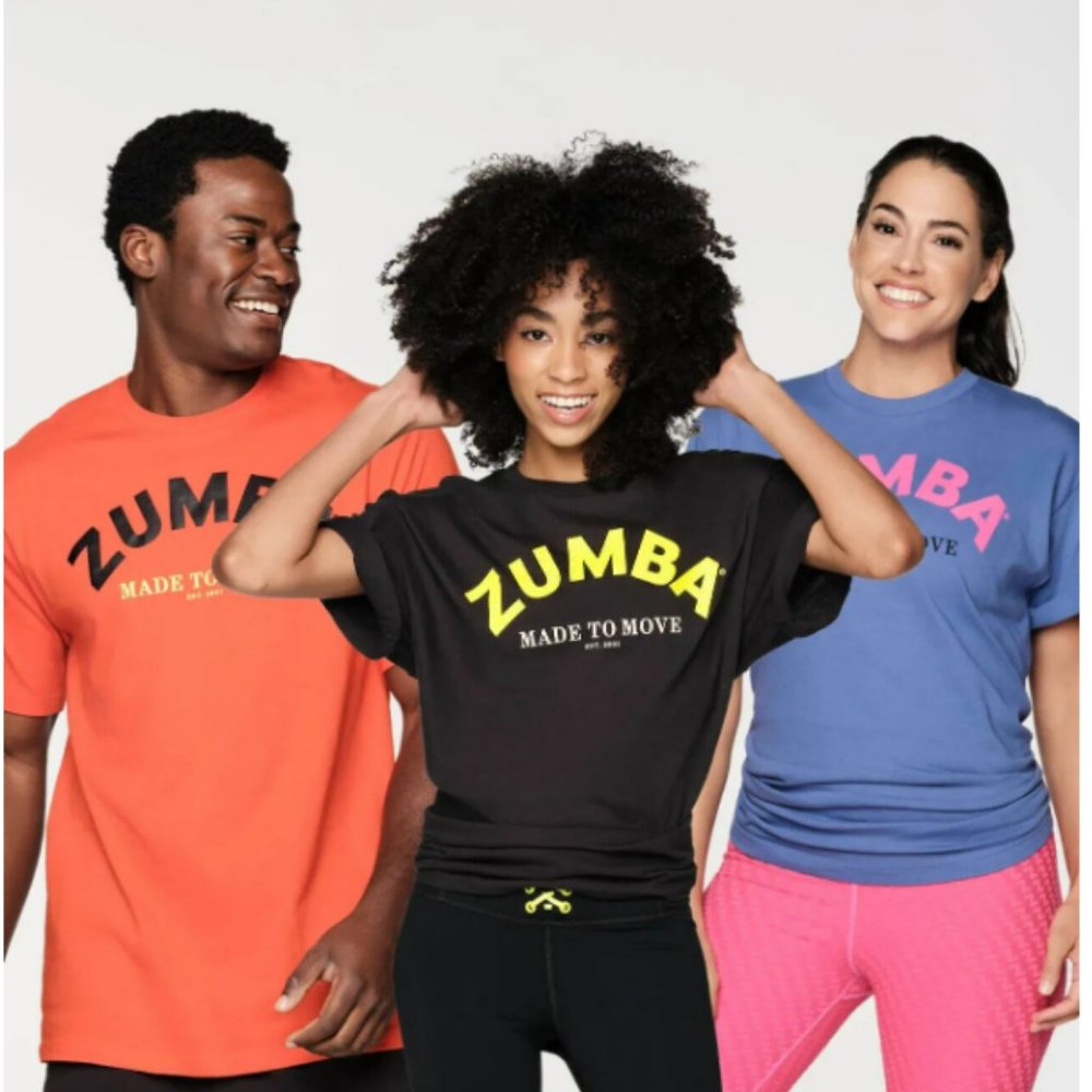 Zumba Forever ALL GENDER  TeeShirt - NWT (Purple) - Picture 3 of 4